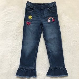 Girl’s Ruffled Jeans! Size 5! Never worn!